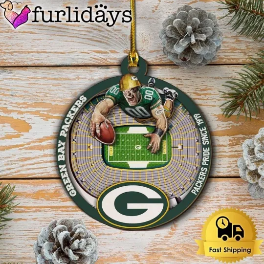 Discover Personalized Green Bay Football Team Packerss Christmas Ornament Fan Gift Decor