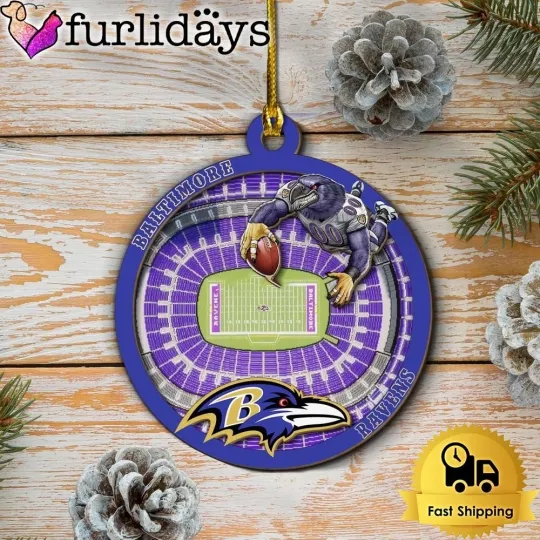 Discover Personalized Baltimore Football Team Ravenss Christmas Ornament Fan Gift Decor