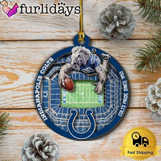 Discover Personalized Indianapolis Football Team Coltss Christmas Ornament Fan Gift Decor