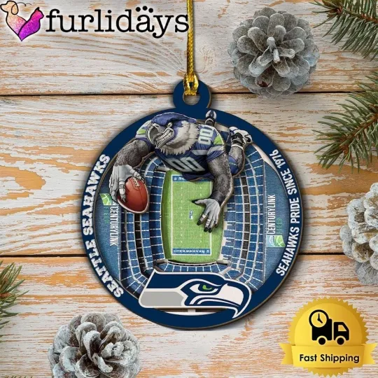 Discover Personalized Seattle Football Team Seahawkss Christmas Ornament Gift Decor