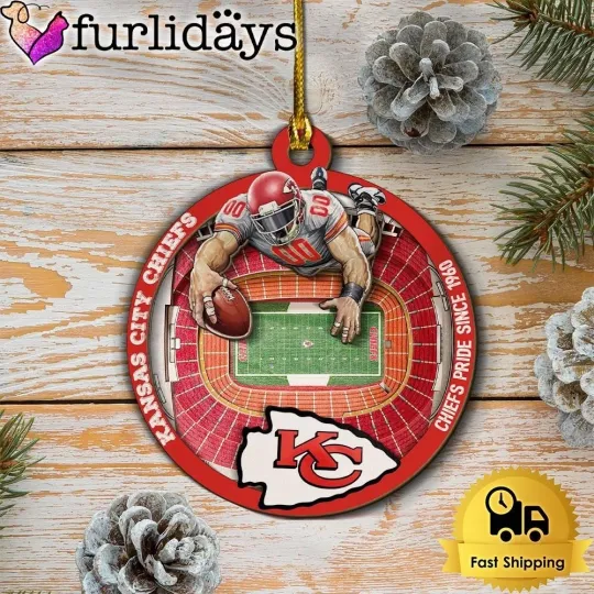 Discover Personalized Kansas City Football Team Chiefss Christmas Ornament Fan Gift Decor