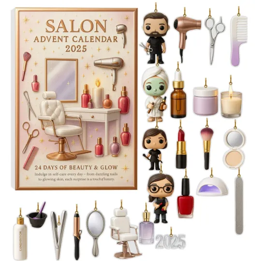 Christmas Countdown Salon Advent Calendar – 24 Days of Festive 2D Blind Boxes