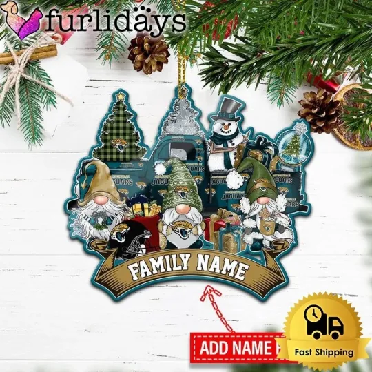Discover Personalized Jacksonville Football Team Jaguars Christmas Ornament Gift Decor