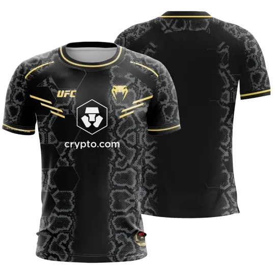 Boxing UFC Pythons Series 3D Print T-shirt For Men And Women Summer Casual Breathable Fitness Tops Fans Supporter Jersey Uniform