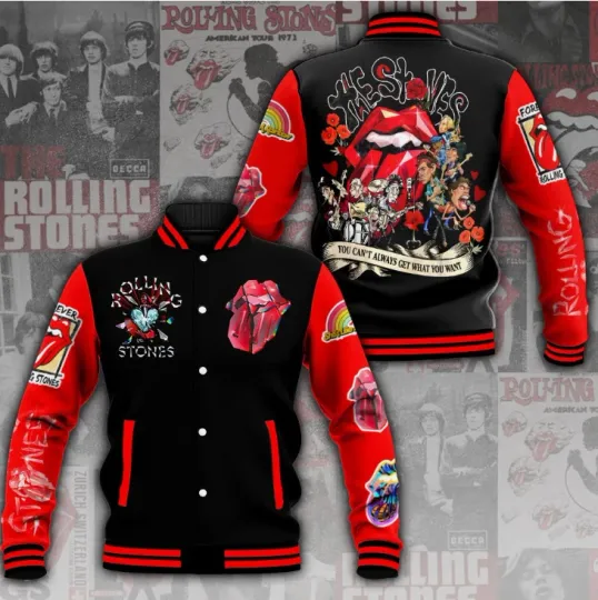 Discover The Rolling Stone Music Baseball Jacket For Fan Gift For Christmas