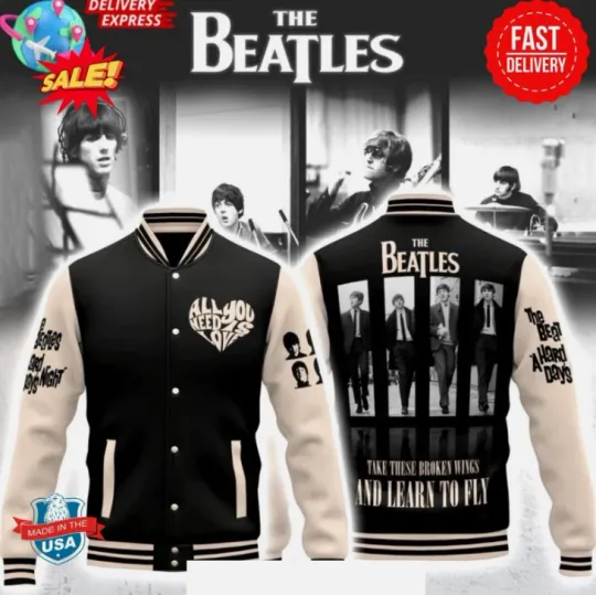 The Beatles All You Need Is Love Baseball Jacket Gift For Christmas