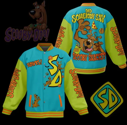 Scooby-Doo New Baseball Jacket Gift For Christmas
