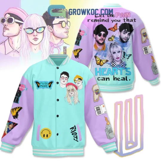 Discover Paramore Let The Pain Remind You Baseball Jacket Gift For Christmas