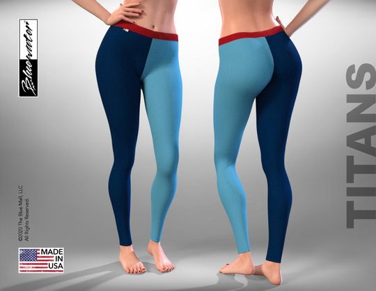 Discover 90+ Colors Leggings - football - Tennessee Titans Red, Black, Green, Blue, White, Silver, Gold, Navy, Teal, Orange, Grey
