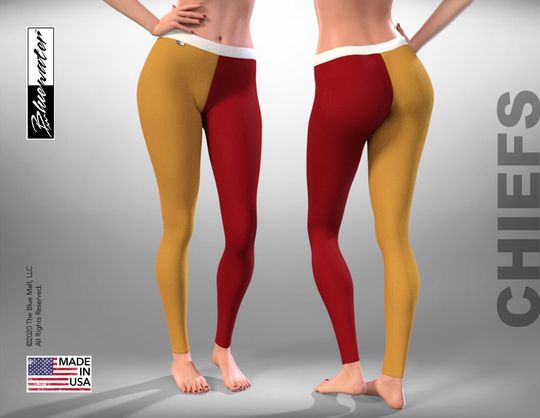 Kansas City Chiefs Football Leggings