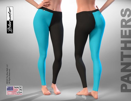Carolina Panthers Football Leggings