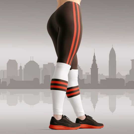 Discover 2020 New Cleveland football uniform sport leggings