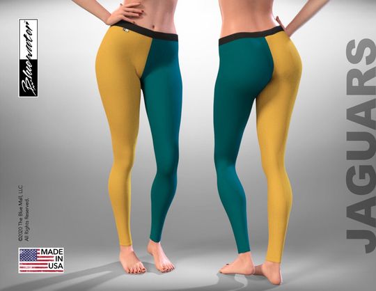 Jacksonville Jaguars Football Leggings