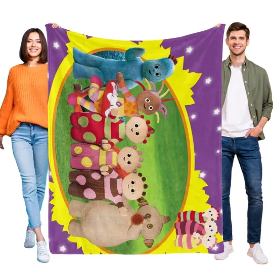 Discover In The Night Garden Blanket Soft Flannel Bed Sofa Throw Birthday Gift
