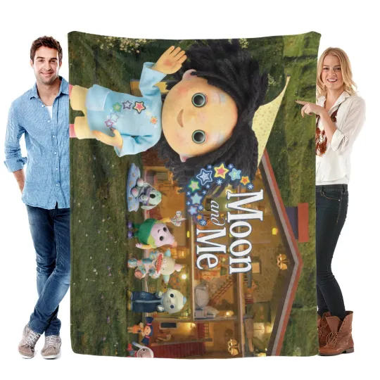 Discover Moon and Me Blanket Soft Bed Sofa Throw Cozy Lightweight Birthday Gift