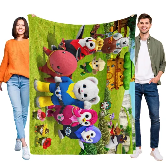 Badanamu Blanket Soft Flannel Bed Sofa Throw Cozy Lightweight Birthday Gift