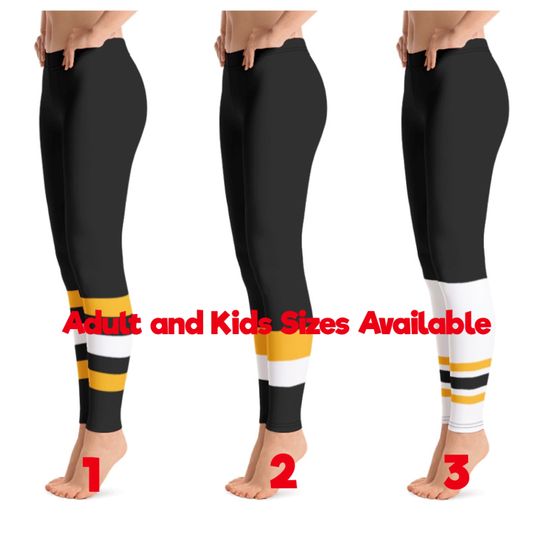 Discover Boston Bruins Colored Hockey Team Leggings