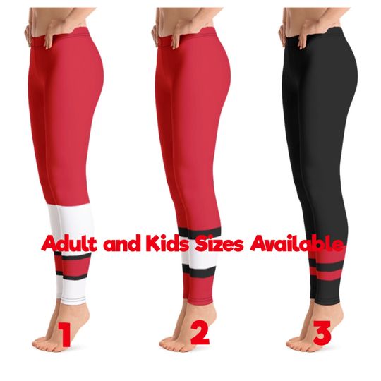 Discover Carolina Hurricanes Colored Hockey Team Leggings
