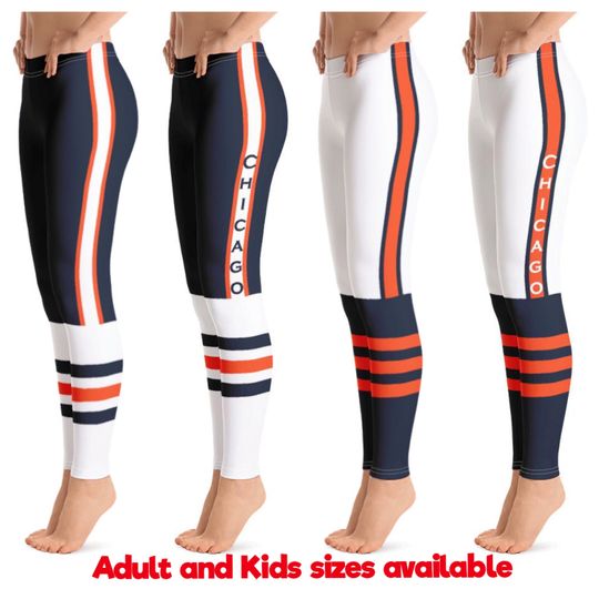 Discover Chicago Football Team Leggings w/city