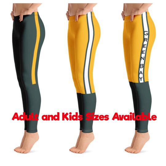 Green Bay Packers Football Leggings