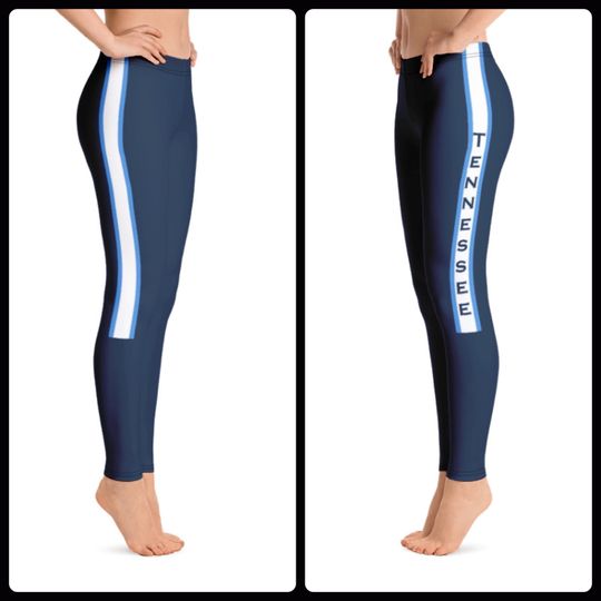 Discover Tennessee Titans Colored Football Leggings