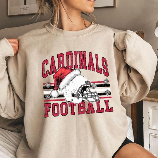 Discover Arizonna Football Christmas Sweatshirt, Holiday Game Day Sweatshirt, Xmas Fan Gift