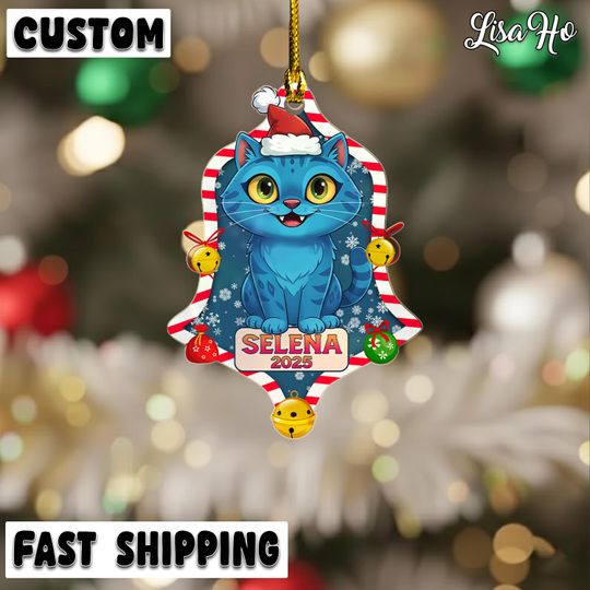 Discover Personalized KPOP Demon Hunter Christmas Ornament, Custom Derpy Kpop Ornament, Huntrix Acrylic Ornament