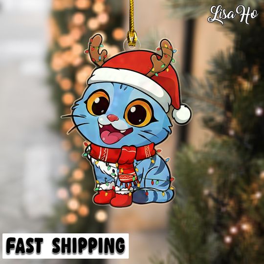 Derpy Christmas Tree Kpop Demon Hunter Acrylic Ornament, Huntrix Christmas Halloween Decor, Cute Kpop Gift Ornament