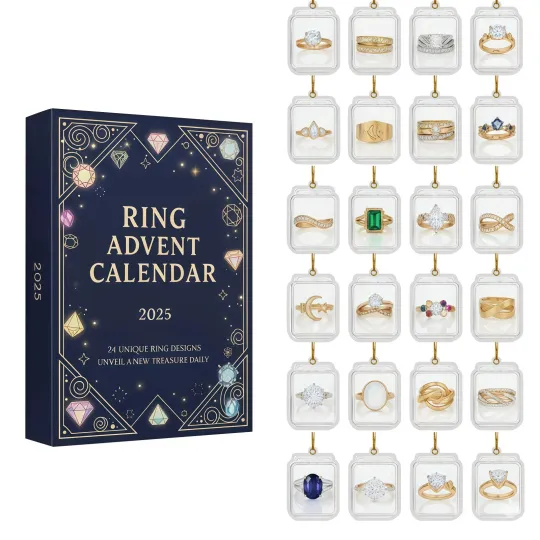 Discover Christmas Countdown Ring Advent Calendar – 24 Days of Festive 2D Blind Boxes