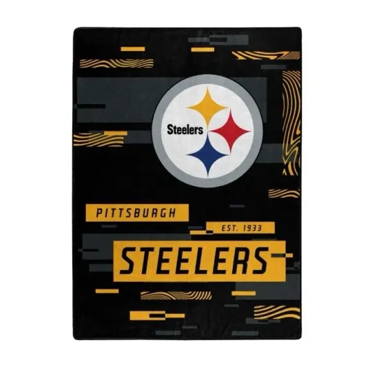 Discover Pittsburgh Steeler football Plush Blanket, Soft & Warm