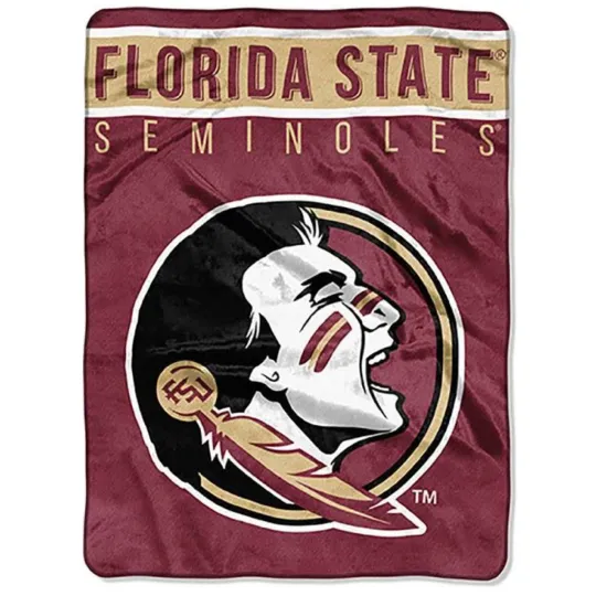 Discover Florida State Seminoles Plush Blanket, Soft & Warm