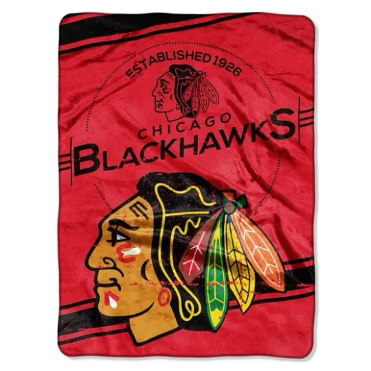 Discover Chicago Blackhawks Plush Blanket, Soft & Warm