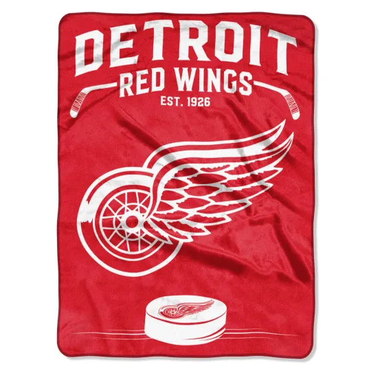 Discover Detroit Red Wings Plush Blanket, Soft & Warm
