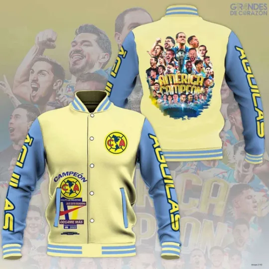 Discover Club América Varsity Jacket Mexico Soccer baseball Jacket For Fan