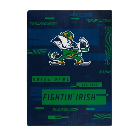 Discover ND Fighting Irish Plush Blanket, Soft & Warm