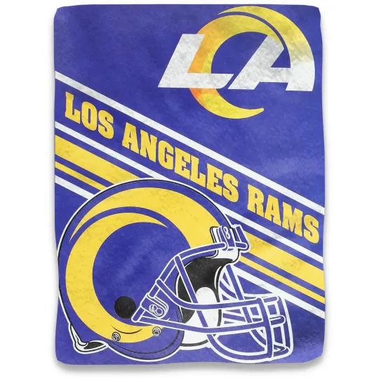Discover Los Angeles Rams football 60" x 80" Plush Throw Blanket, Soft & Warm