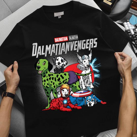 Discover Marvel Avengers Dalmatian Dalmatiavengers shirt, Dalmatian Dog Tee, Dalmatian Gift, Dalmatian Dog Mom Shirt, Dalmatian Dog Dad Shirt
