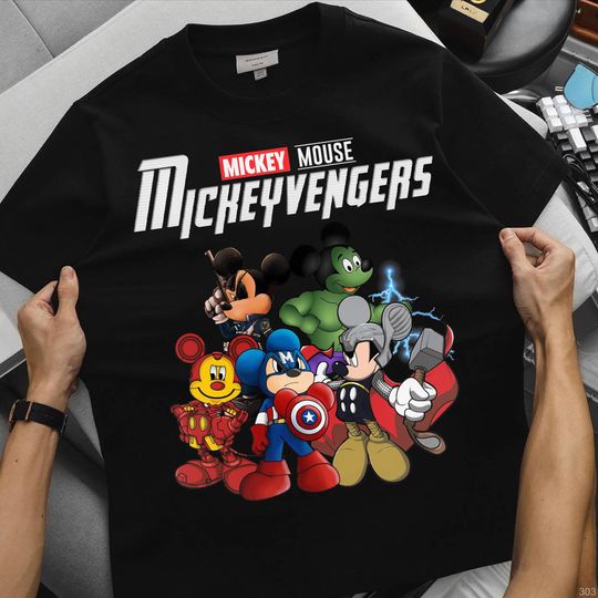 Discover Marvel Avengers Mickey Mouse Shirt, Superhero Family Shirt, WDW Magic Kingdom, Mickey Mouse Avengers Shirt