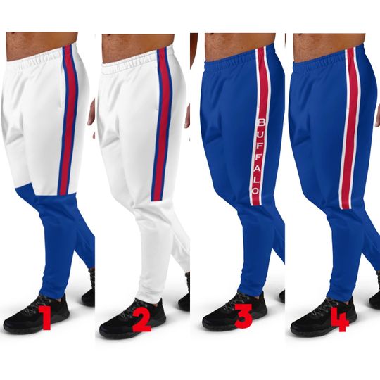 Discover Buffalo Bills Colored Football Joggers