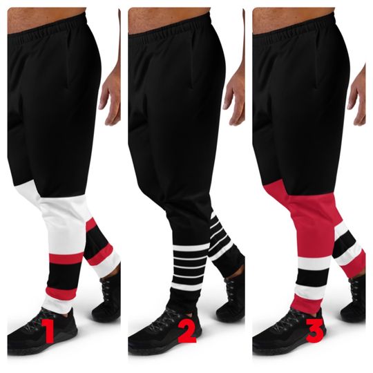 New Jersey Devils Colored Hockey Team Joggers