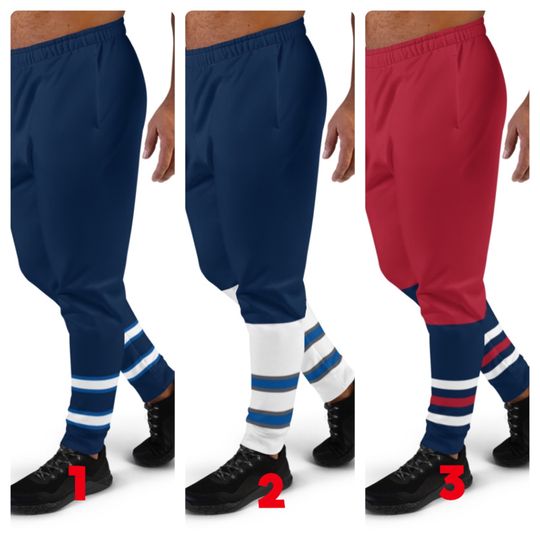 Discover Winnipeg Jets Colored Hockey Team Joggers
