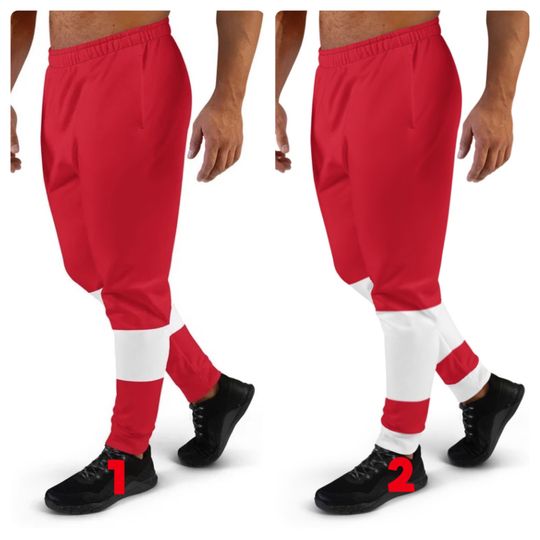 Discover Detroit Red Wings Colored Hockey Joggers