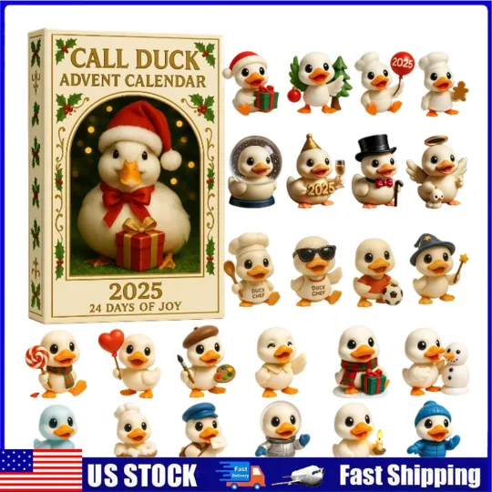 Discover Christmas Advent Calendar 2025-24 Days Ornaments Countdown Calendar & Charms US