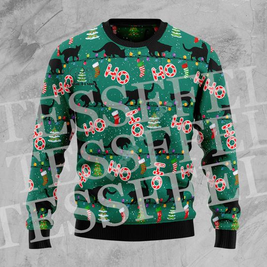 Discover Santa Claus Cartoon Anime Christmas Knitted Ugly Sweater Vintage Winter Hip Hop Pullover Long Sleeves 3DPrint Casual Harajuku 16