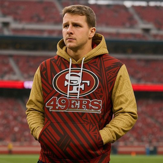 49ers Tribal Design 3D Hoodie