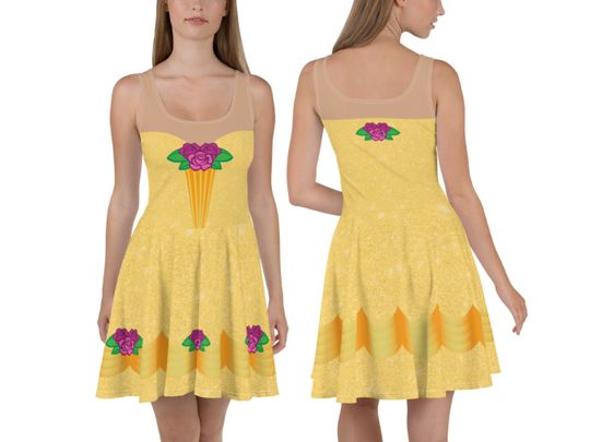 Discover Belle Beauty and the Beast Dress, Belle Running Costume, Belle Costume, Beauty and the Beast Running Costume, Running Dress, Running Skirt