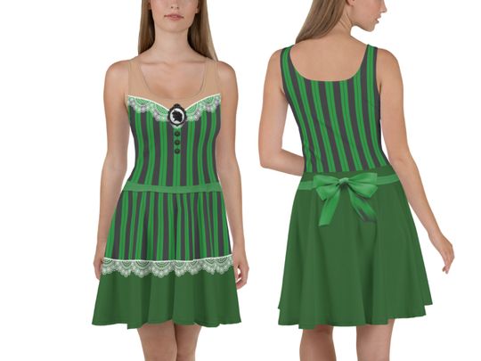 Discover Haunted Mansion Dress, Haunted Mansion Running Costume, Ghost Host Costume, Running Dress, Running Skirt, Running Outfit, Park Dress