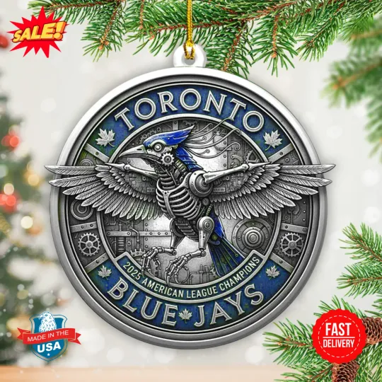 Discover Toronto Blue Jay World Series 2025 Custom Shape 2-sided Acrylic Ornament