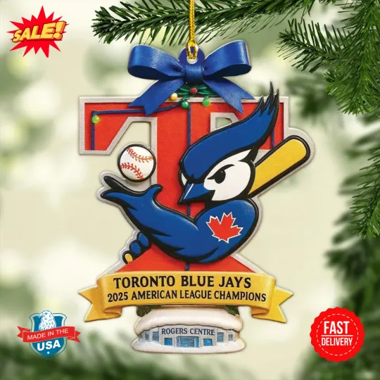 Discover Toronto Blue Jay Custom Shape 2-sided Acrylic Ornament