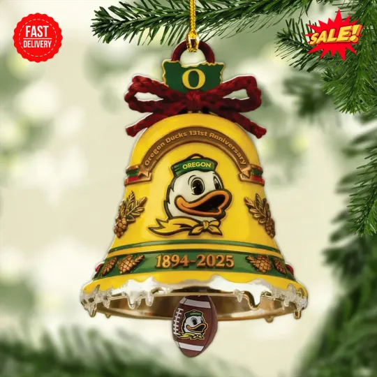 Discover Oregon Duck Football 131 Years  Acrylic Ornament